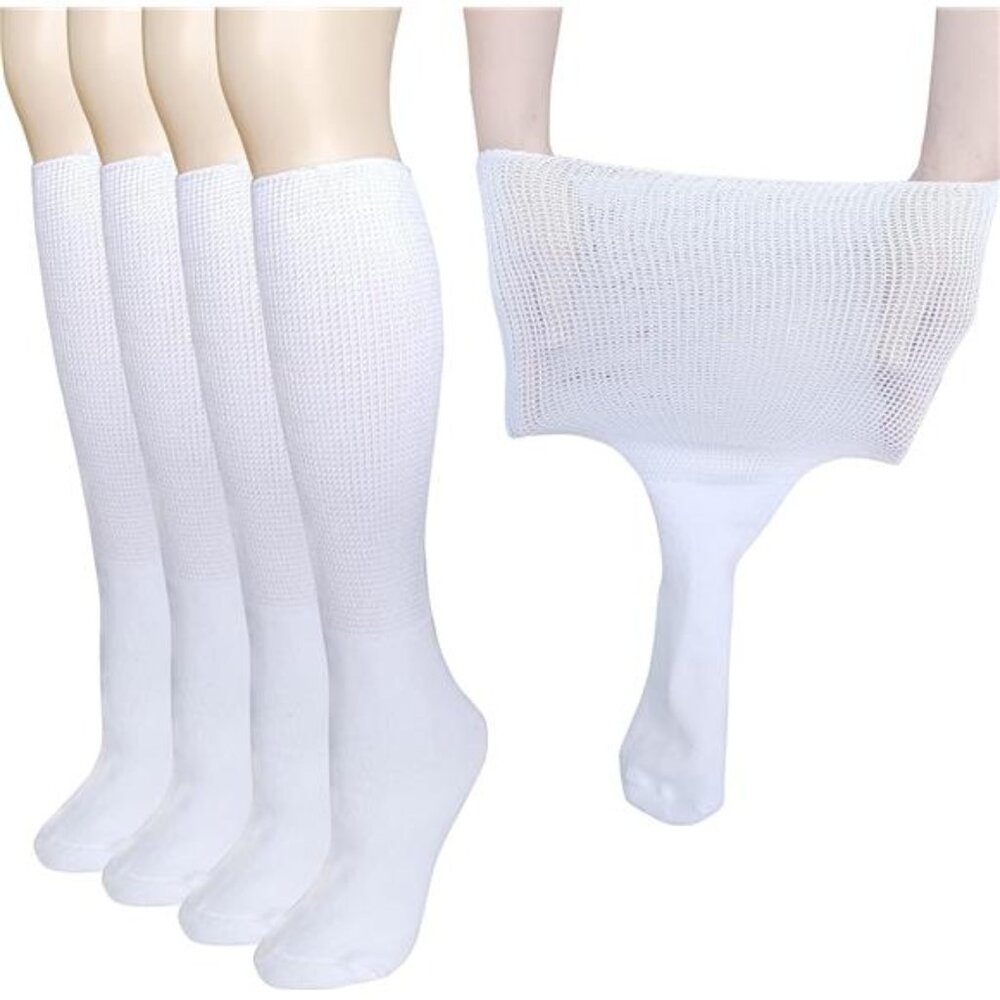 Extra Wide Socks for Lymphedema Swollen Feet Leg, Bariatric Socks, Cast Boot